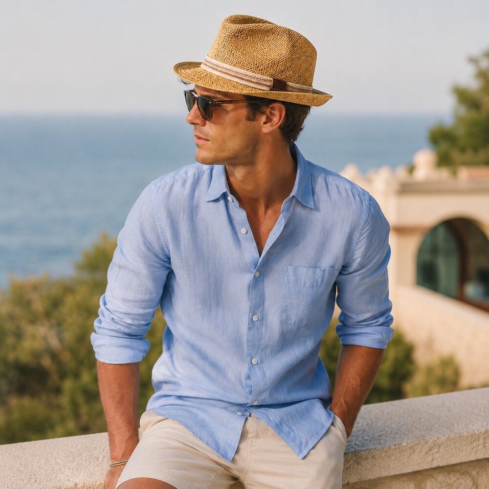STETSON Tacon Seagrass Traveller Hat Men’s XL Preppy Summer Beachy